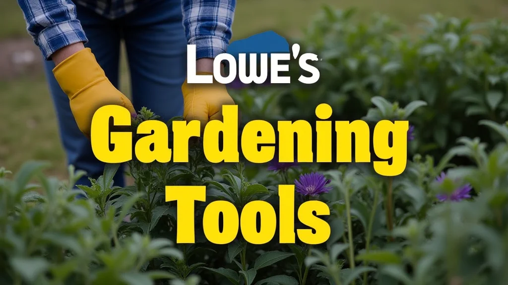 Lowe's Gardening Tools: A Gardener's Essential Guide